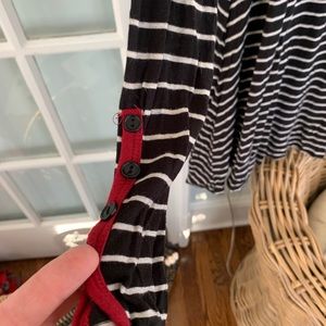 Black and White Shirt Dress